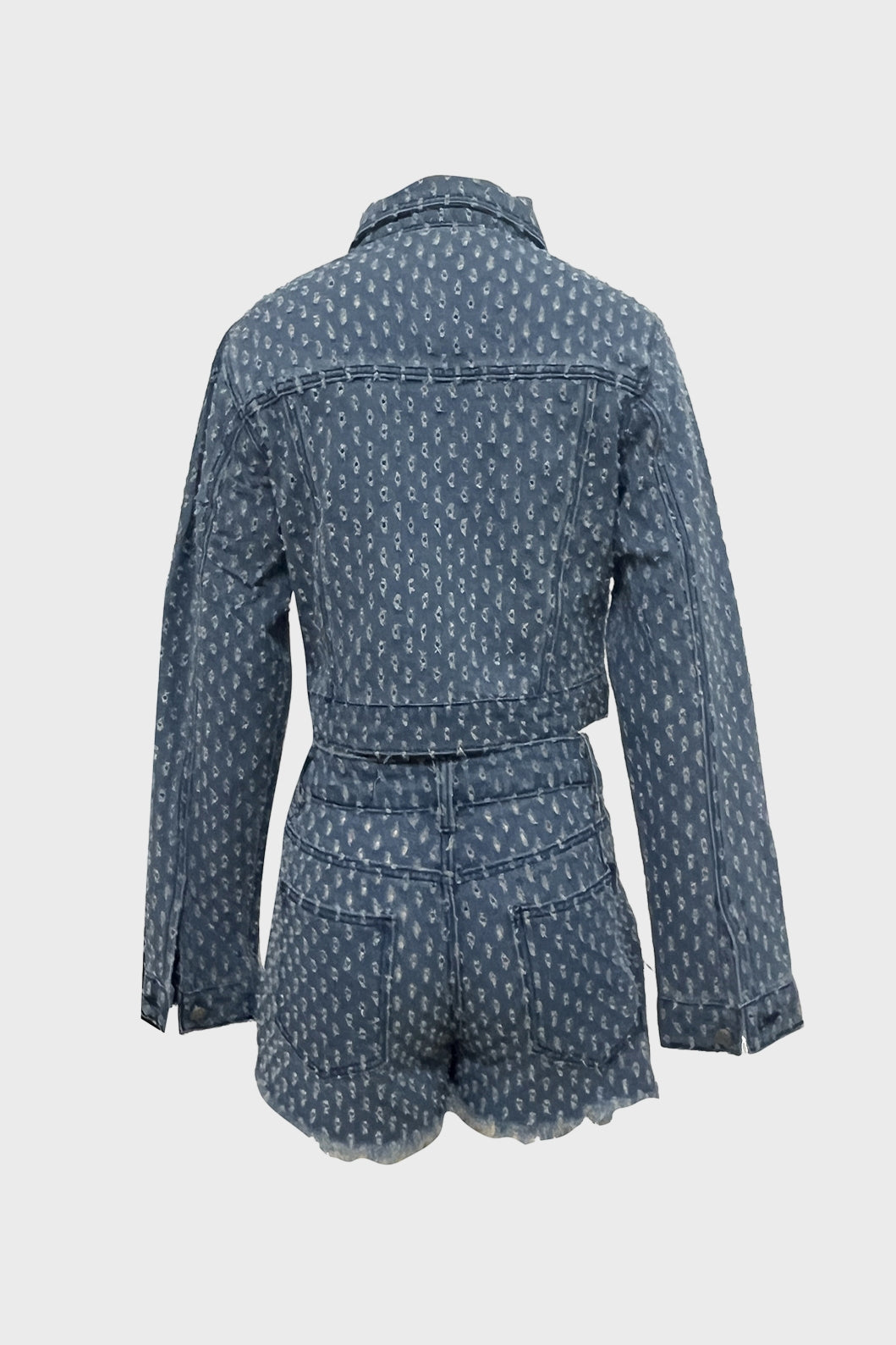 Denim Jacket & Short Set