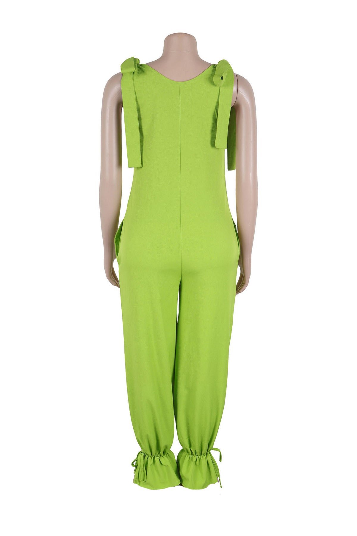 Bandage Casual Style Loose Jumpsuit