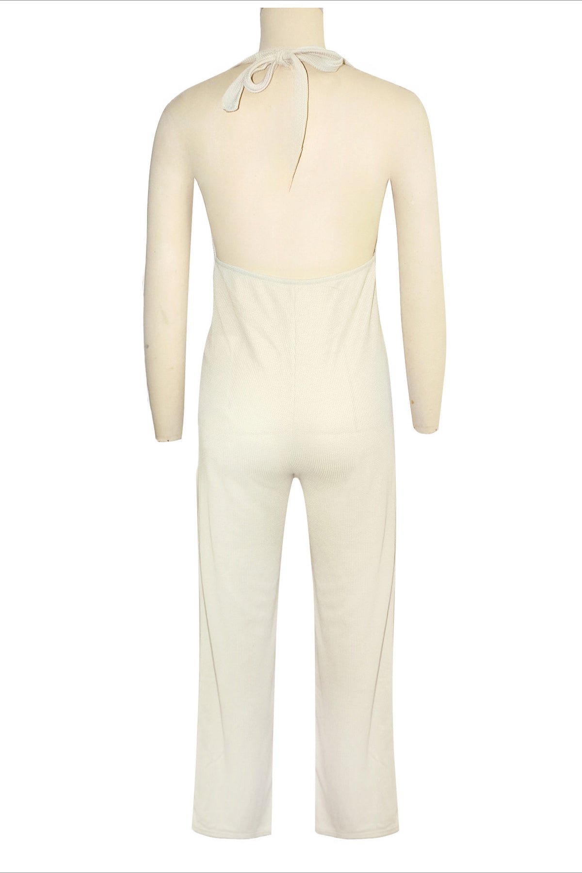 Halter Irregular Slit Jumpsuit