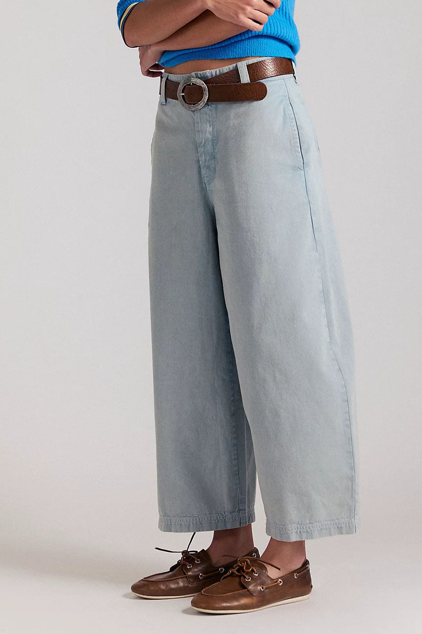 Cropped Wide-Leg Jeans
