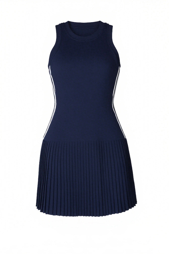 Sleeveless Bodycon Striped Mini Dress