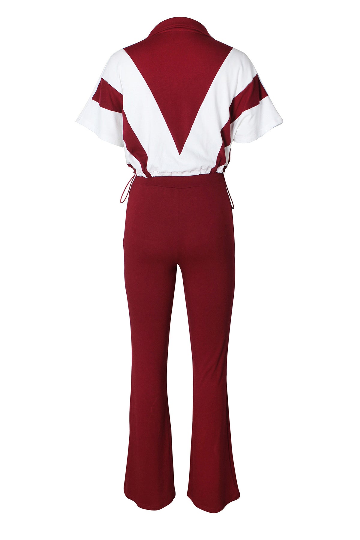 Elastic Waist Colorblock Sport 2-Piece Set