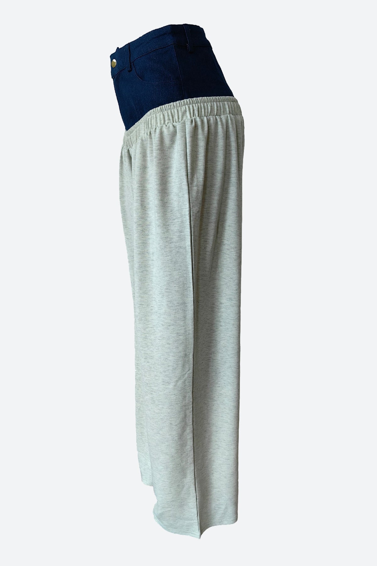 Loose Denim Stitching Haron Pants