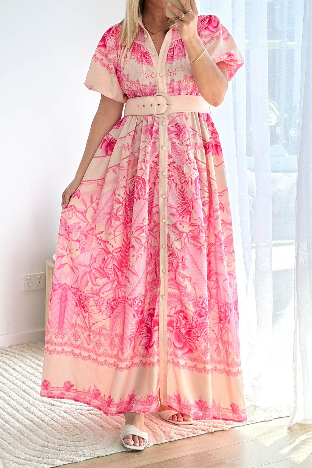 Tiered Ruffle Maxi Dress