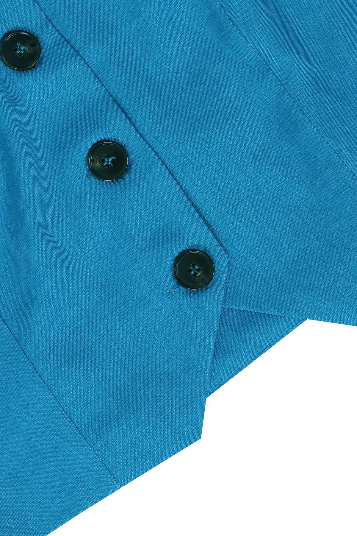 Linen Sleeveless Suit Set for Work Office