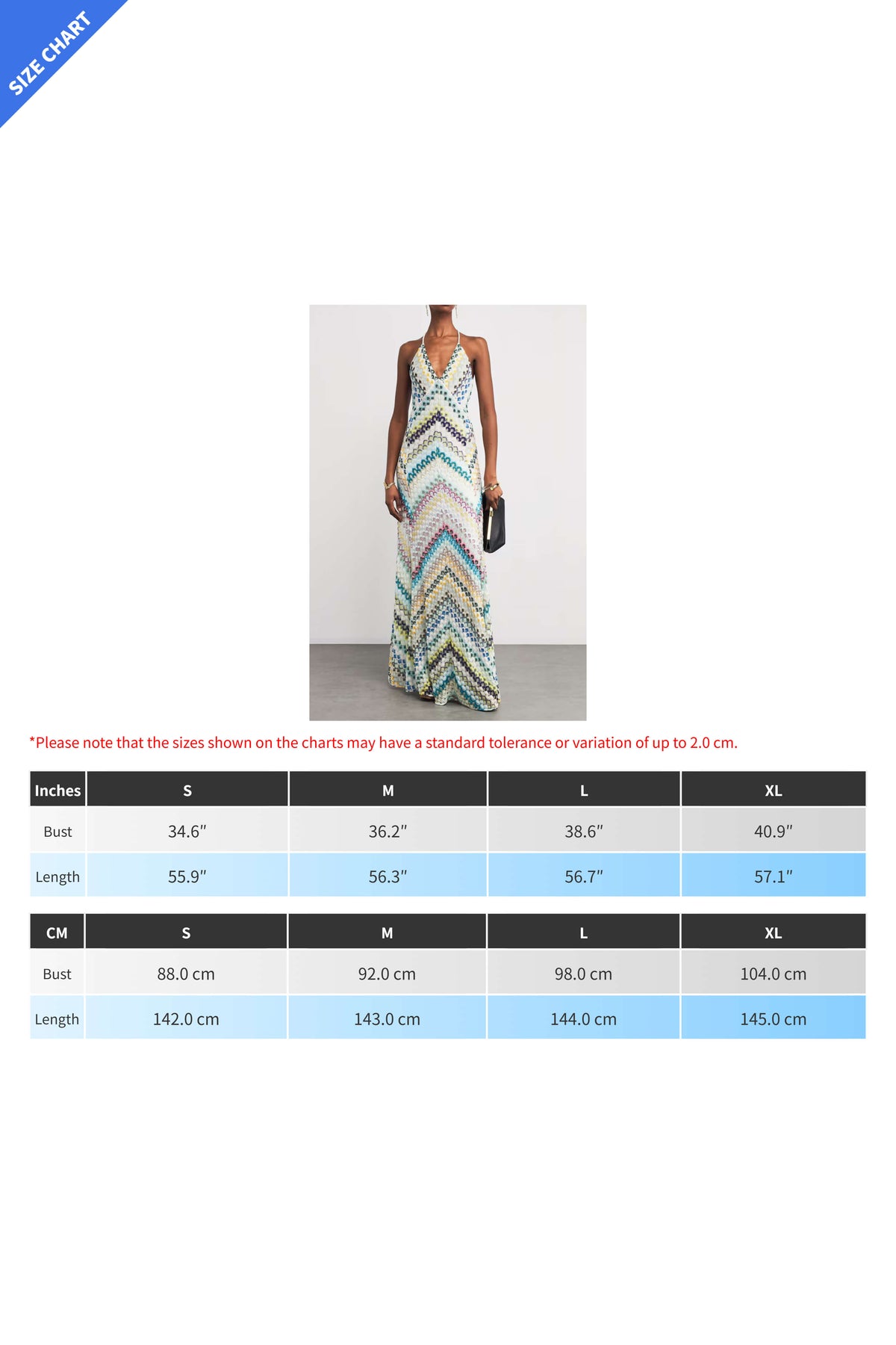 Striped Halter Maxi Dress