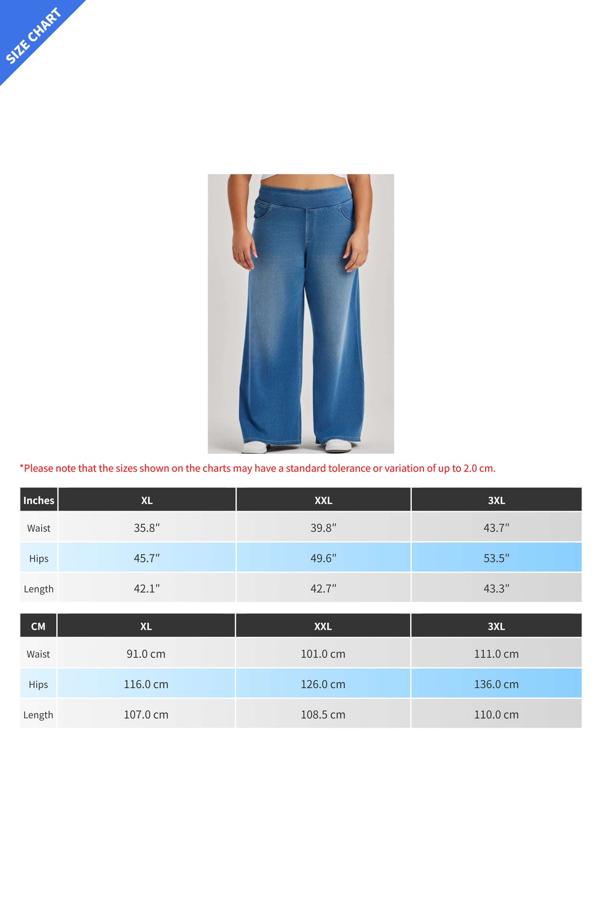 Curvy High-Stretch Wide Leg Pull-On Jeans