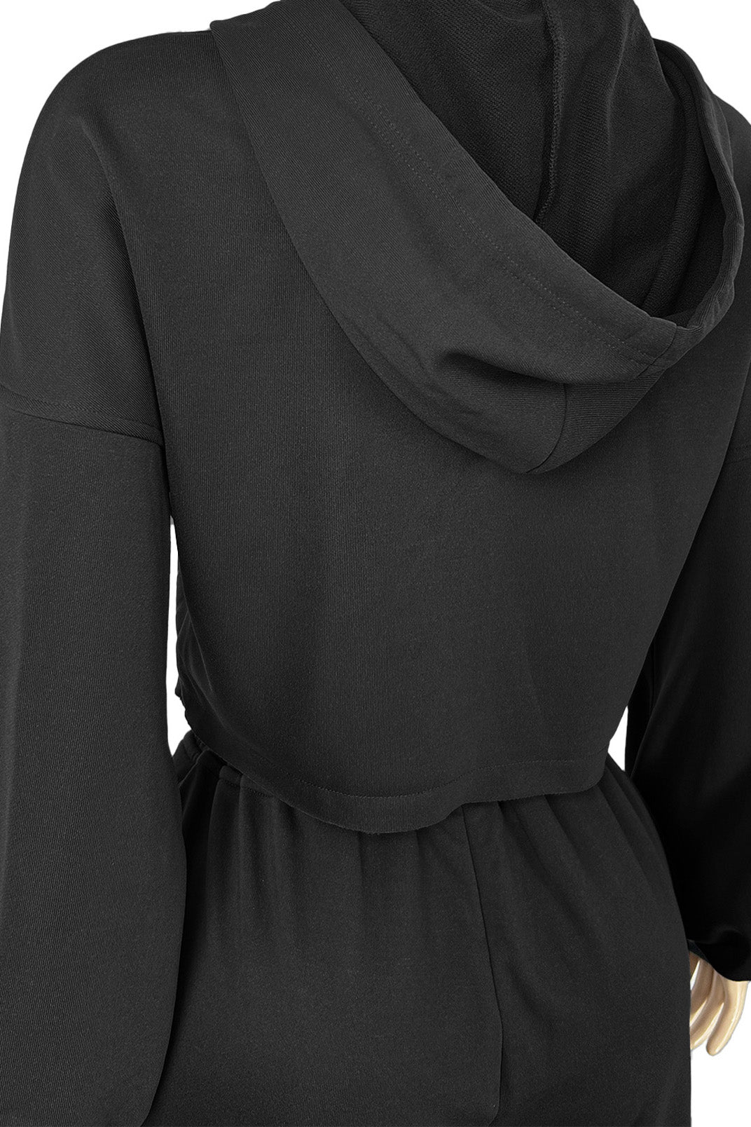 Cropped Zip Hoodie & Wide Leg Sweatpants Set