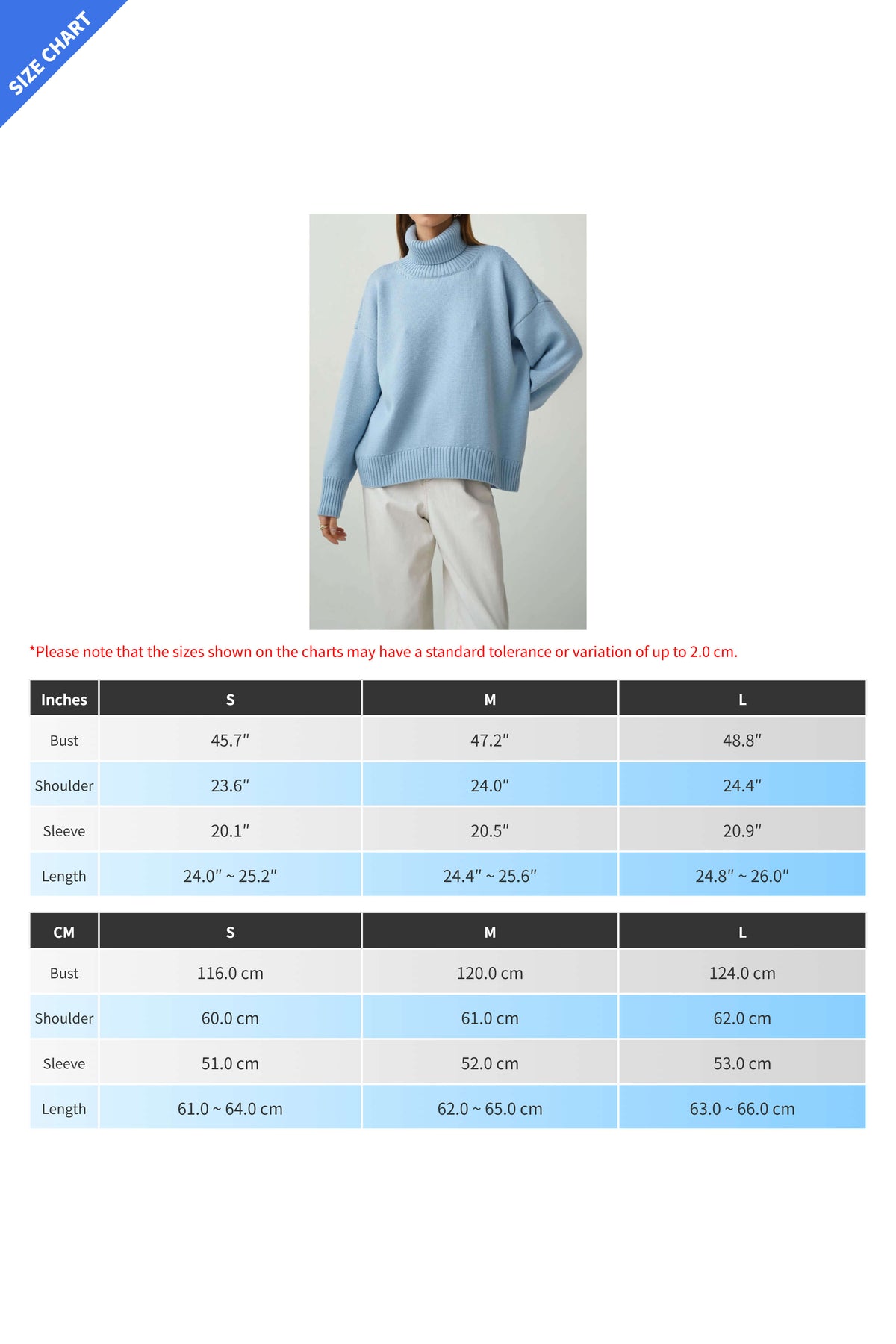 Turtleneck Long Sleeve Sweater
