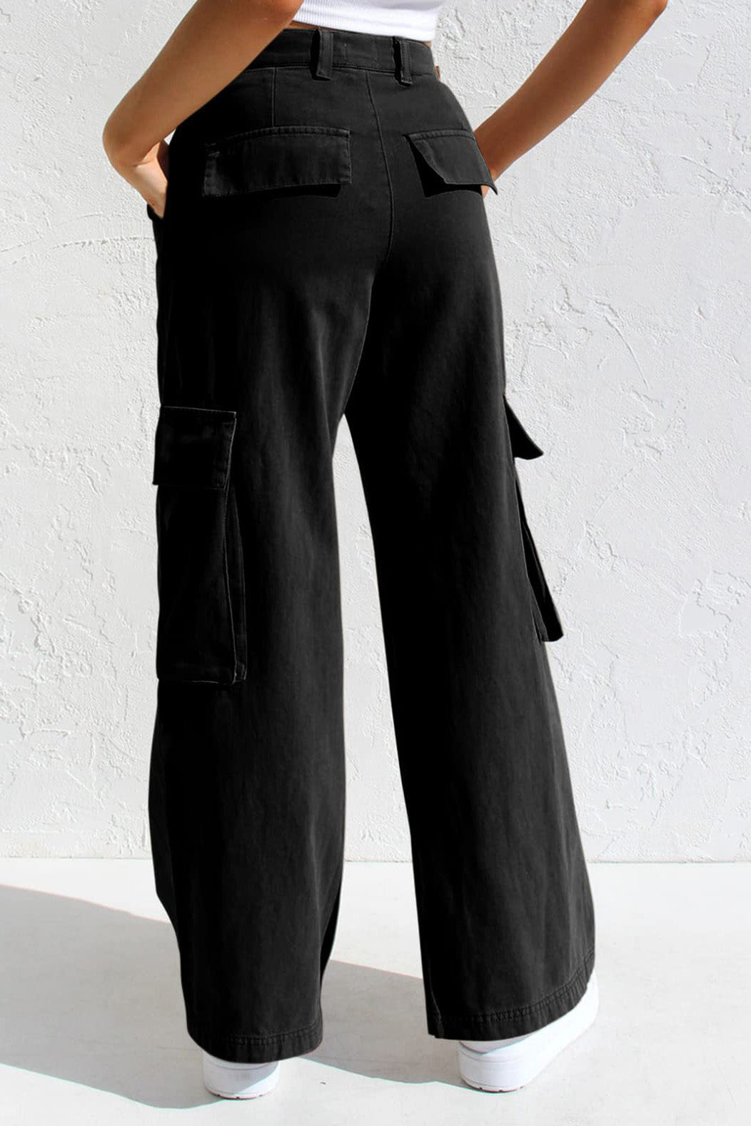 Multi Pocket Cargo Style Women’s Denim Pants