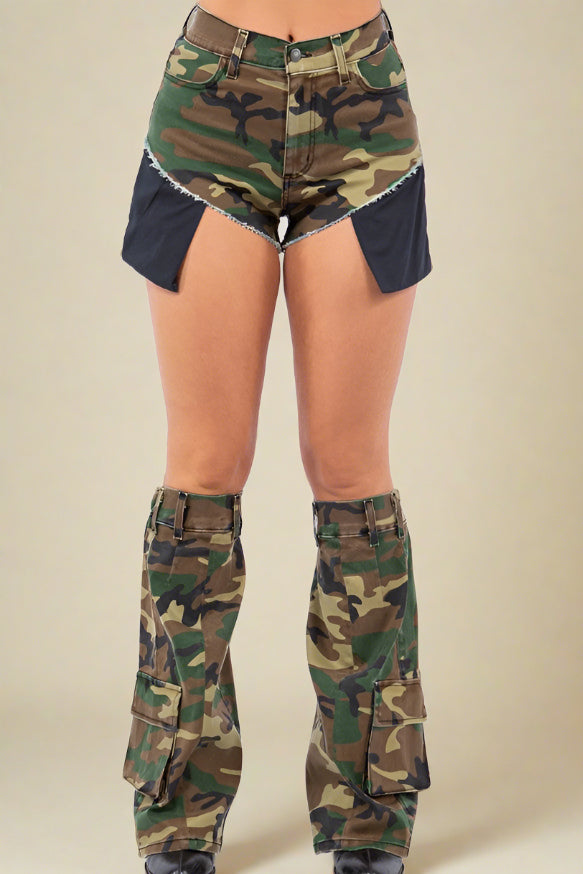 Denim High Waist Skirt