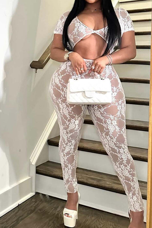 Mesh Jumpsuit