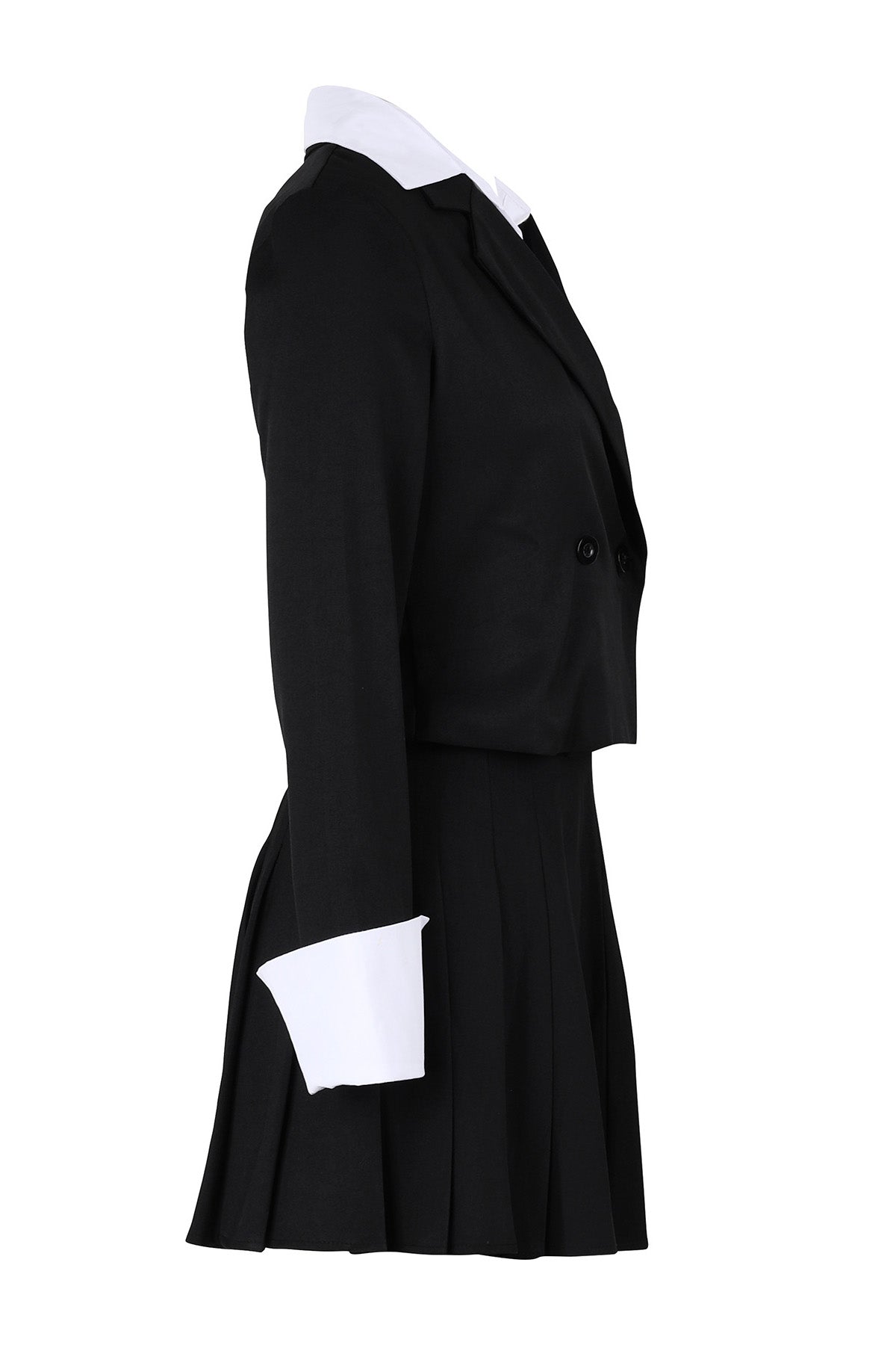 Preppy Chic Blazer & Skirt Set