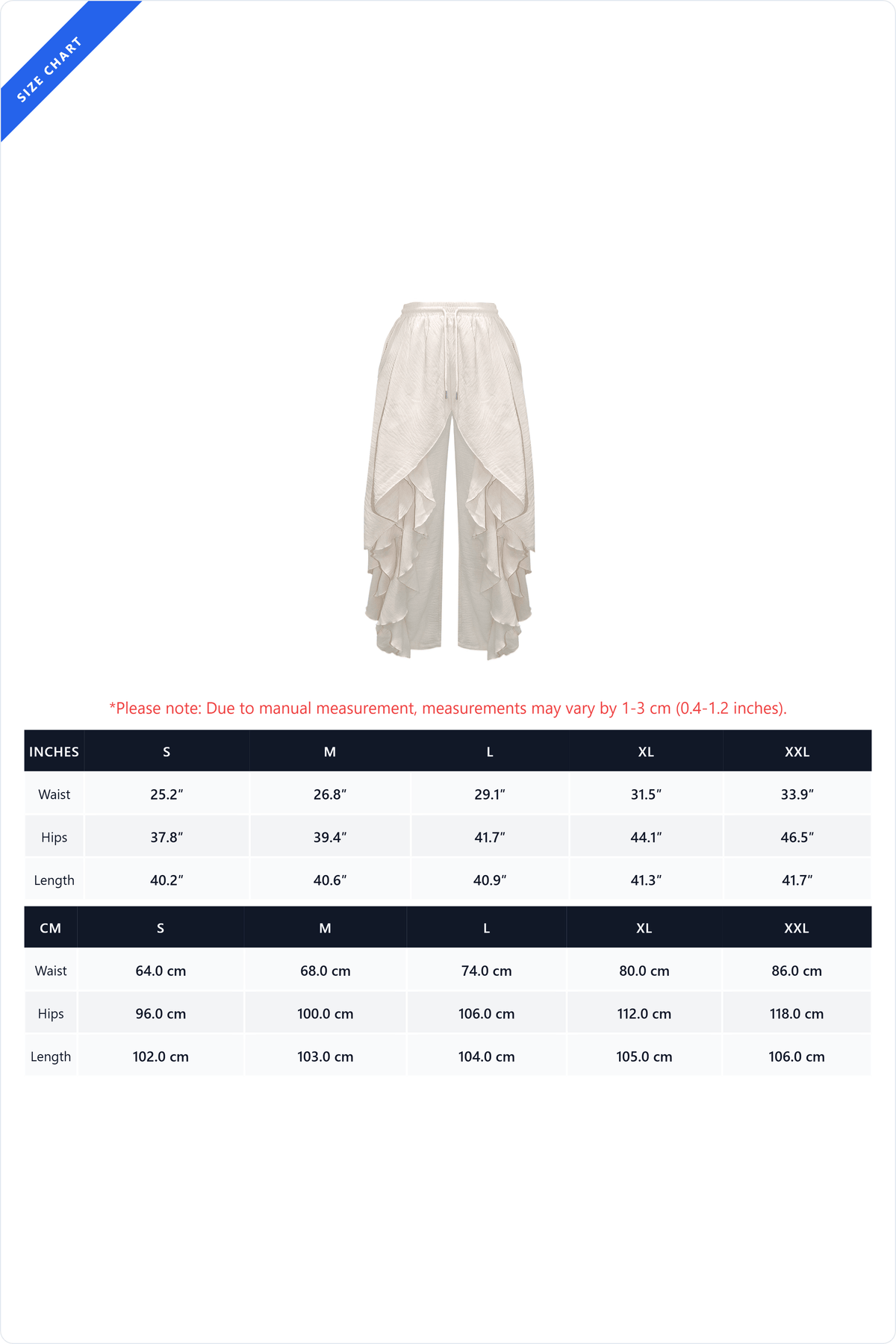 Layered Drape Wide Leg Pant