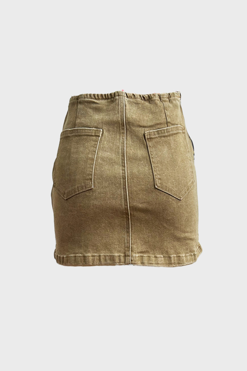 Denim Mini Skirt