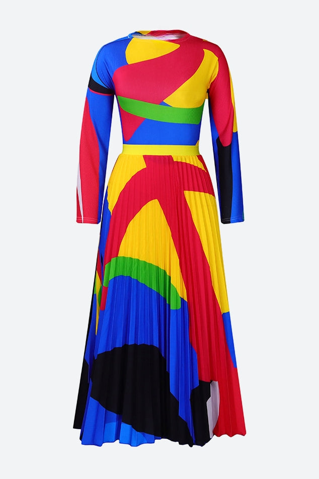 Pleated Skirt Set