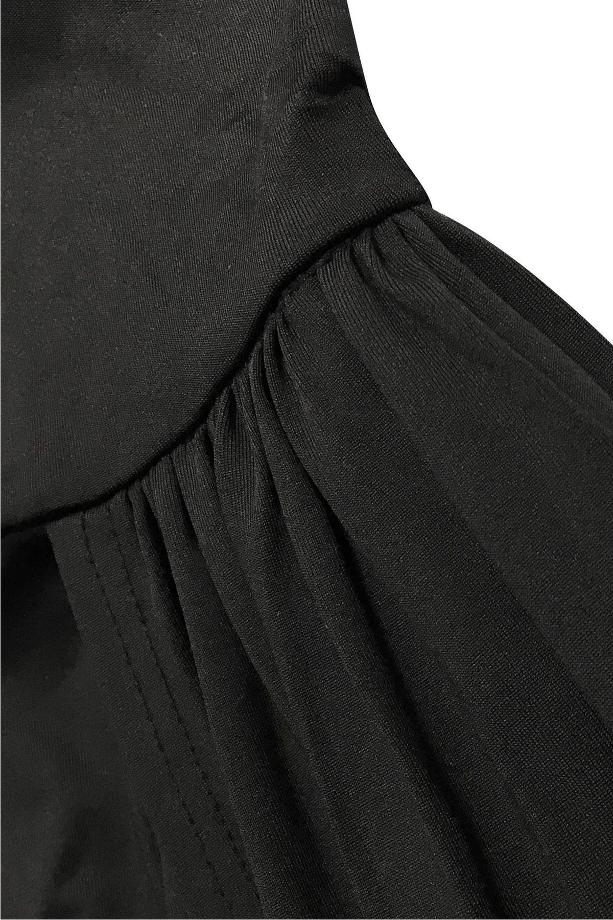 Solid Color One Shoulder Bodycon Party Dress
