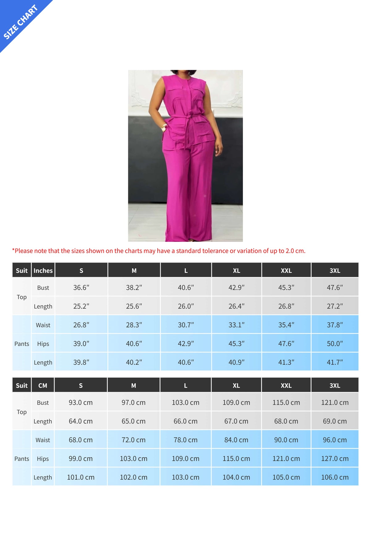 Sleeveless Tie Vest & Wide Leg Pants 2-Piece Set