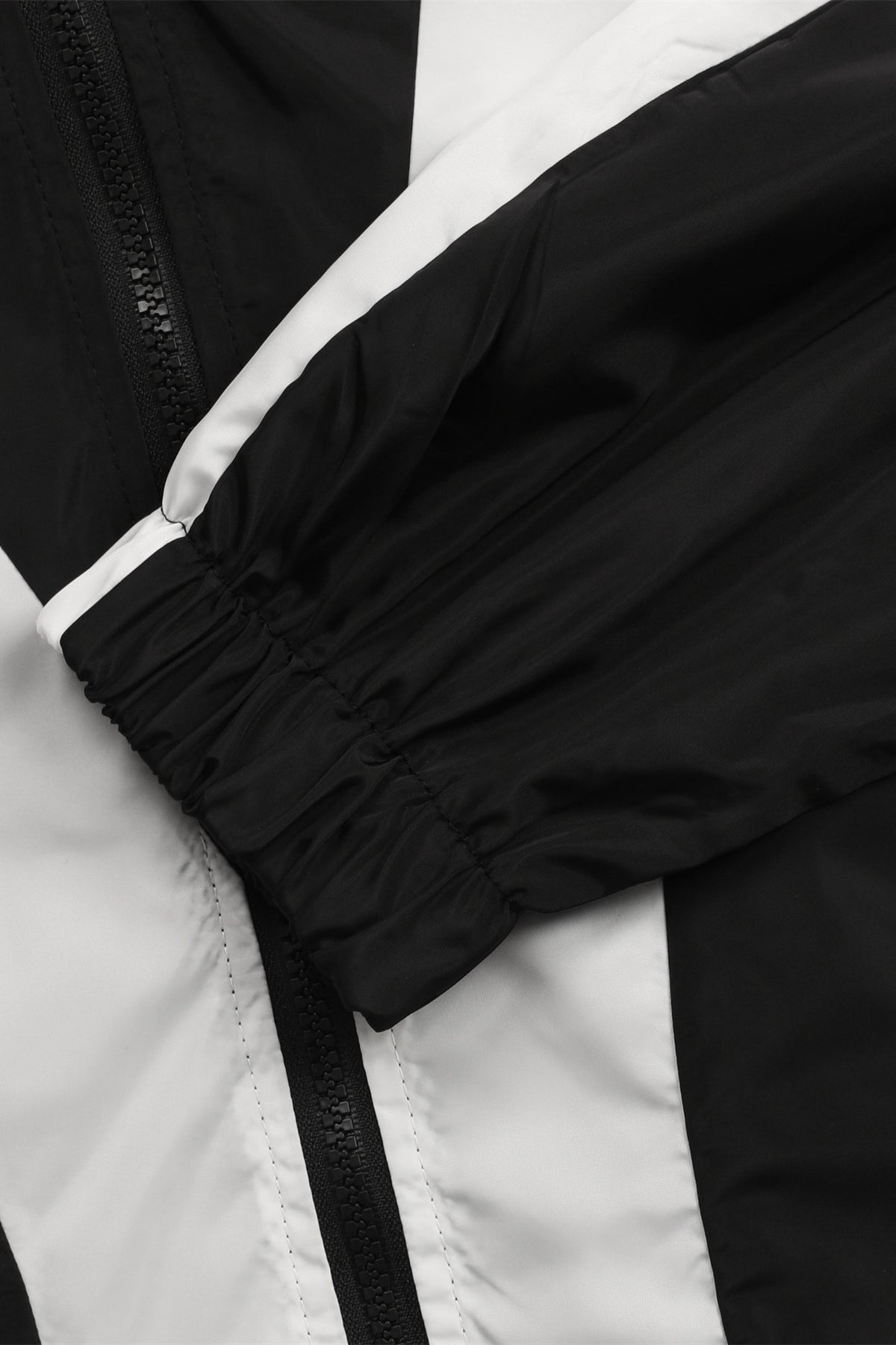 Color-Block Windbreaker & Wide-Leg Set