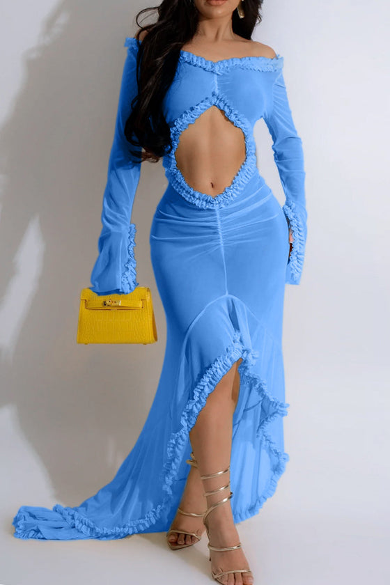Maxi Ruffle Dress