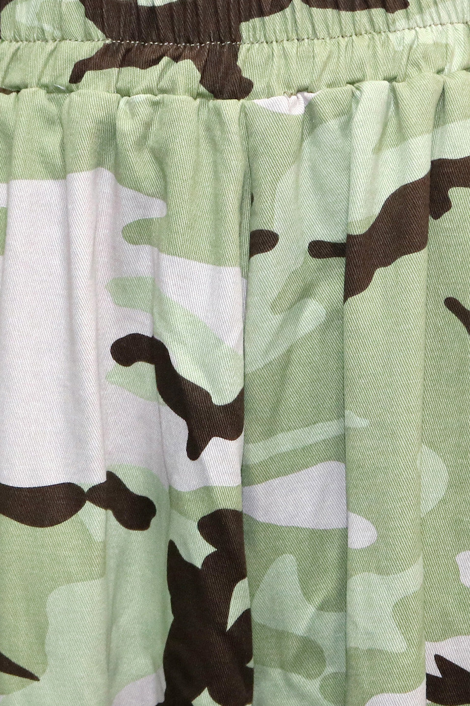 Camo Print High Waist Balloon Pants