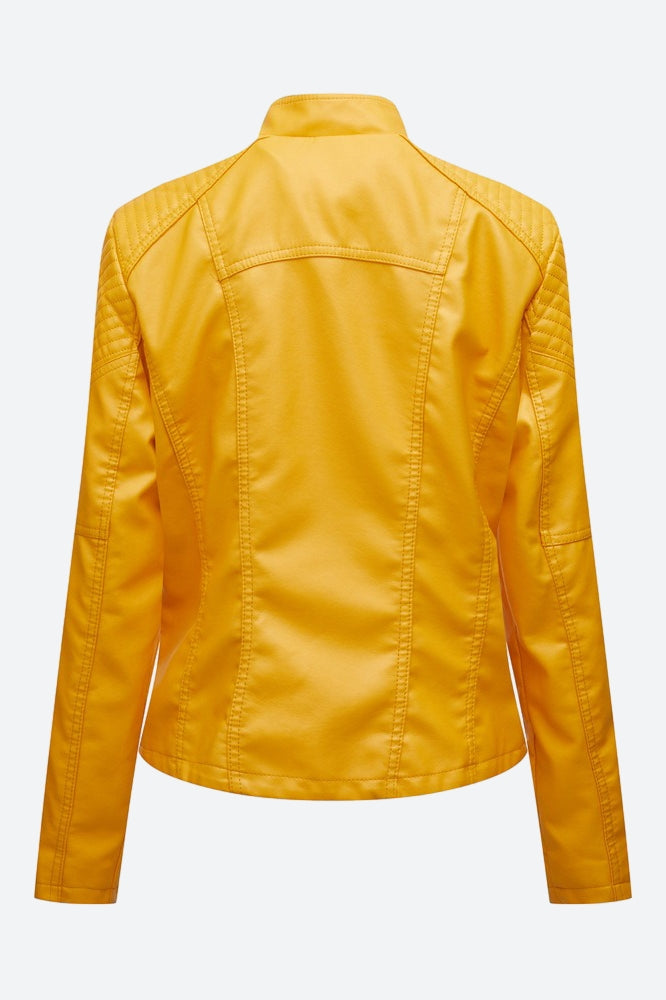 Women Classic Leather Jacket