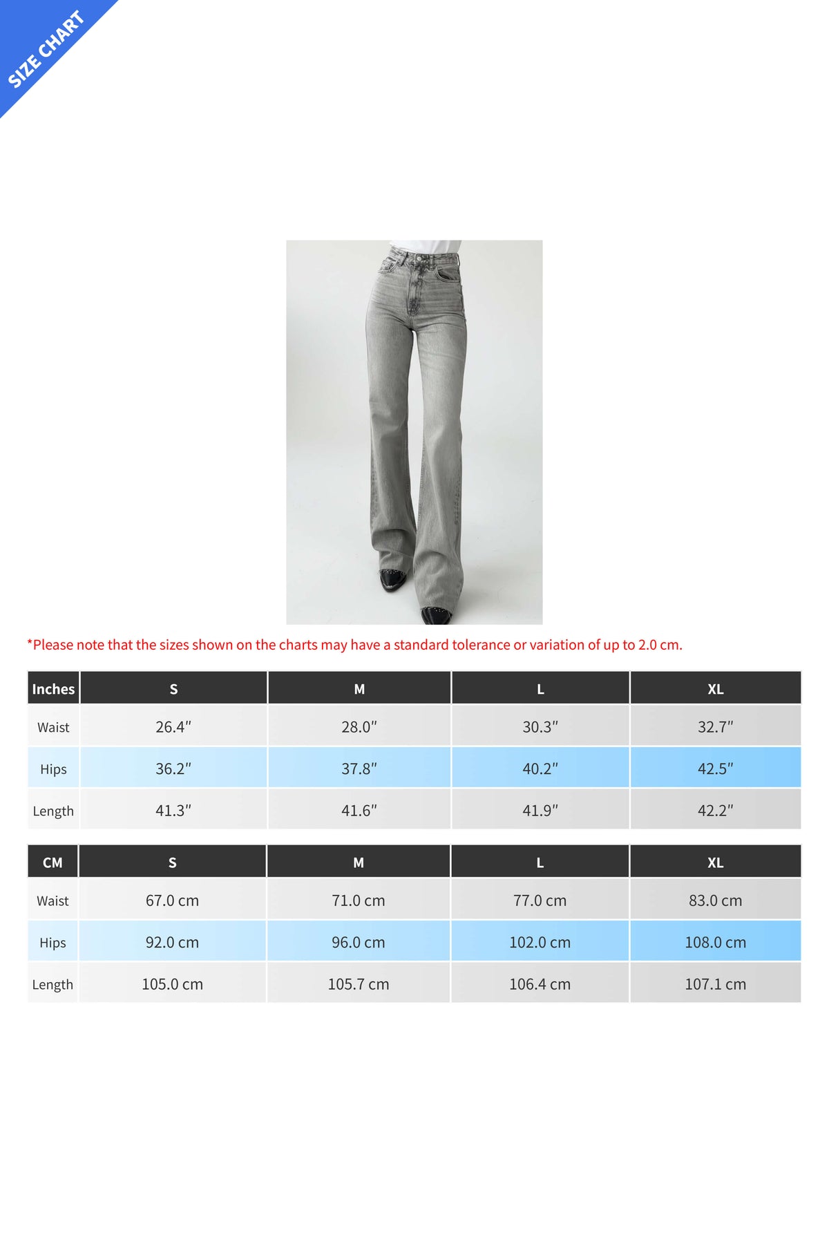 High Waist Washed Straight Leg Jeans