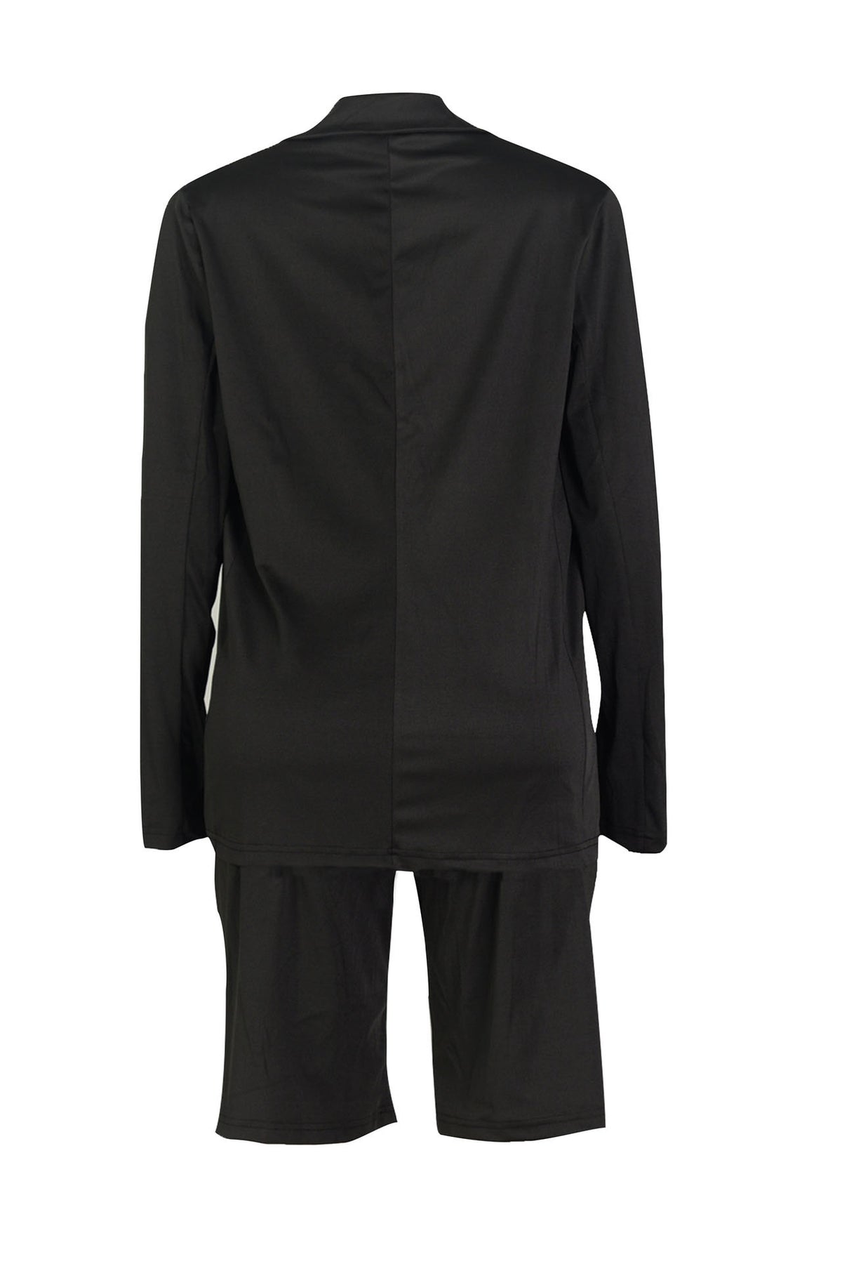 Casual Blazer and Shorts Set