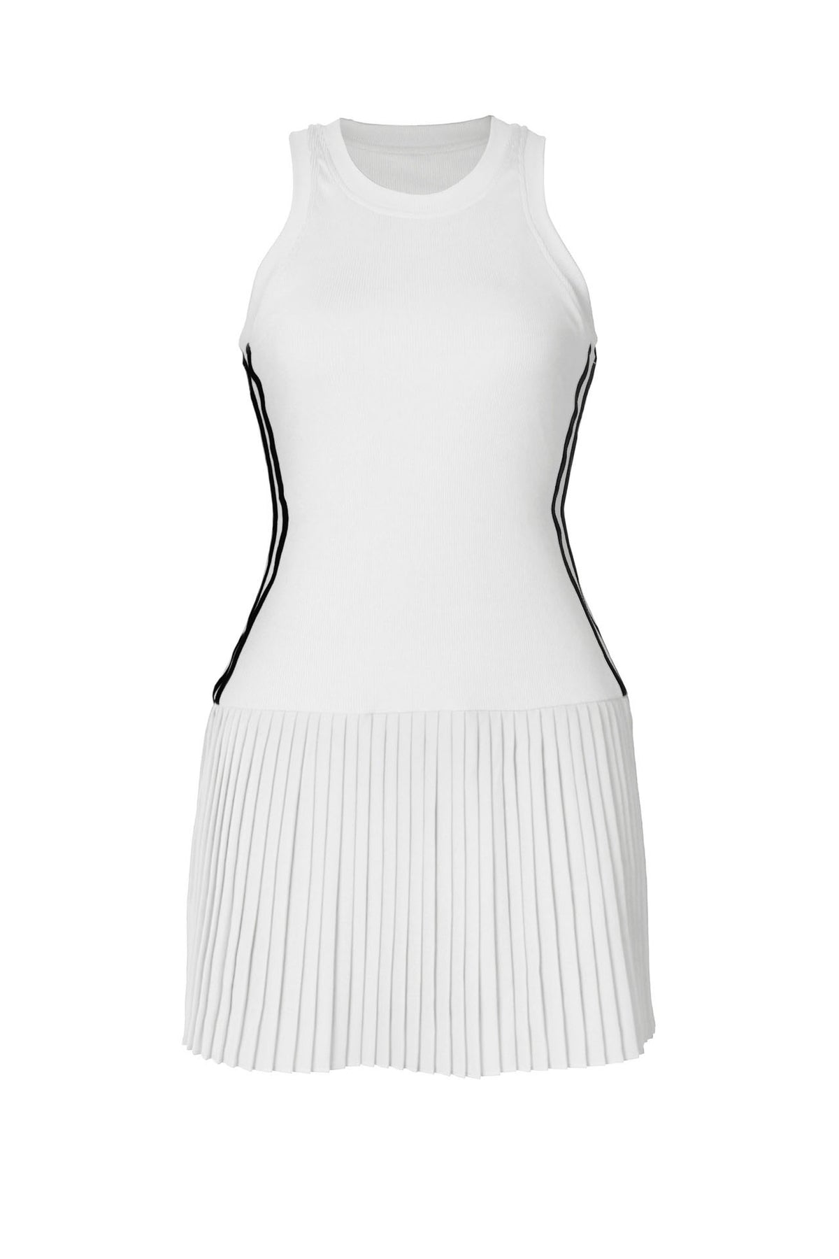 Sleeveless Bodycon Striped Mini Dress