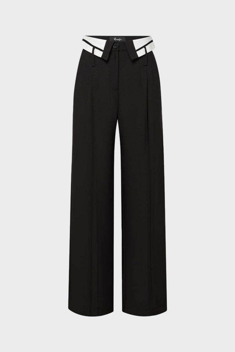 Wide Leg Slack Pants