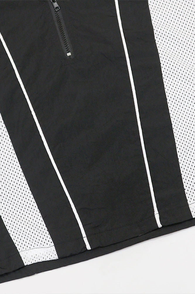 Solid Patchwork Sports Shorts Two-Piece Set