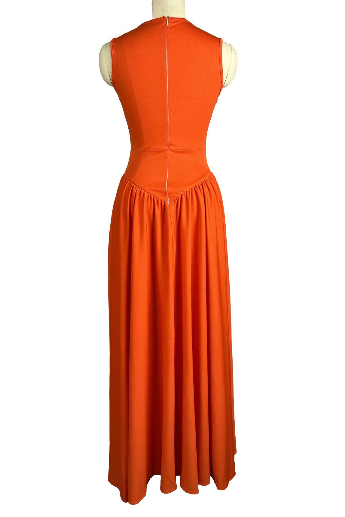Cutout Drop Waist Maxi Dress
