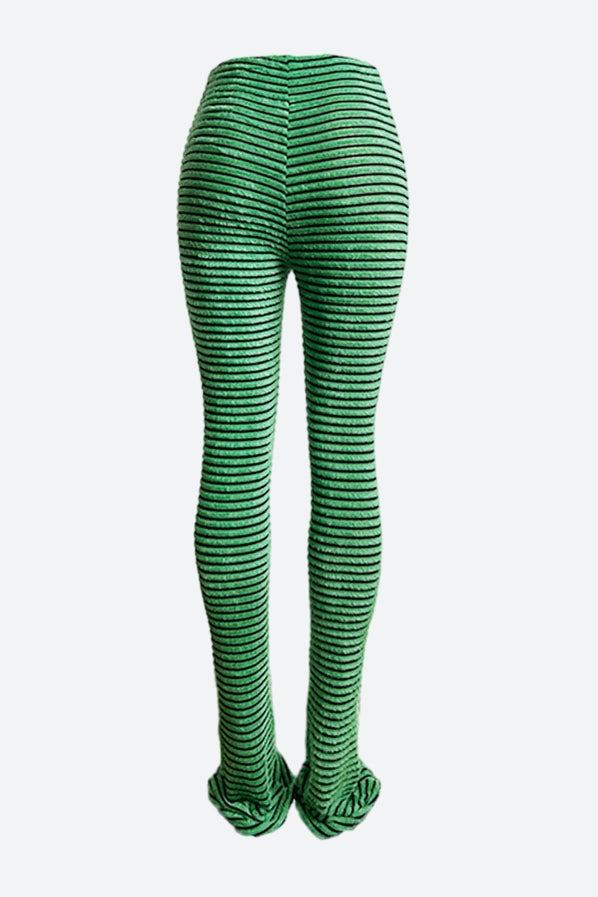 Striped Fuzzy Leggings