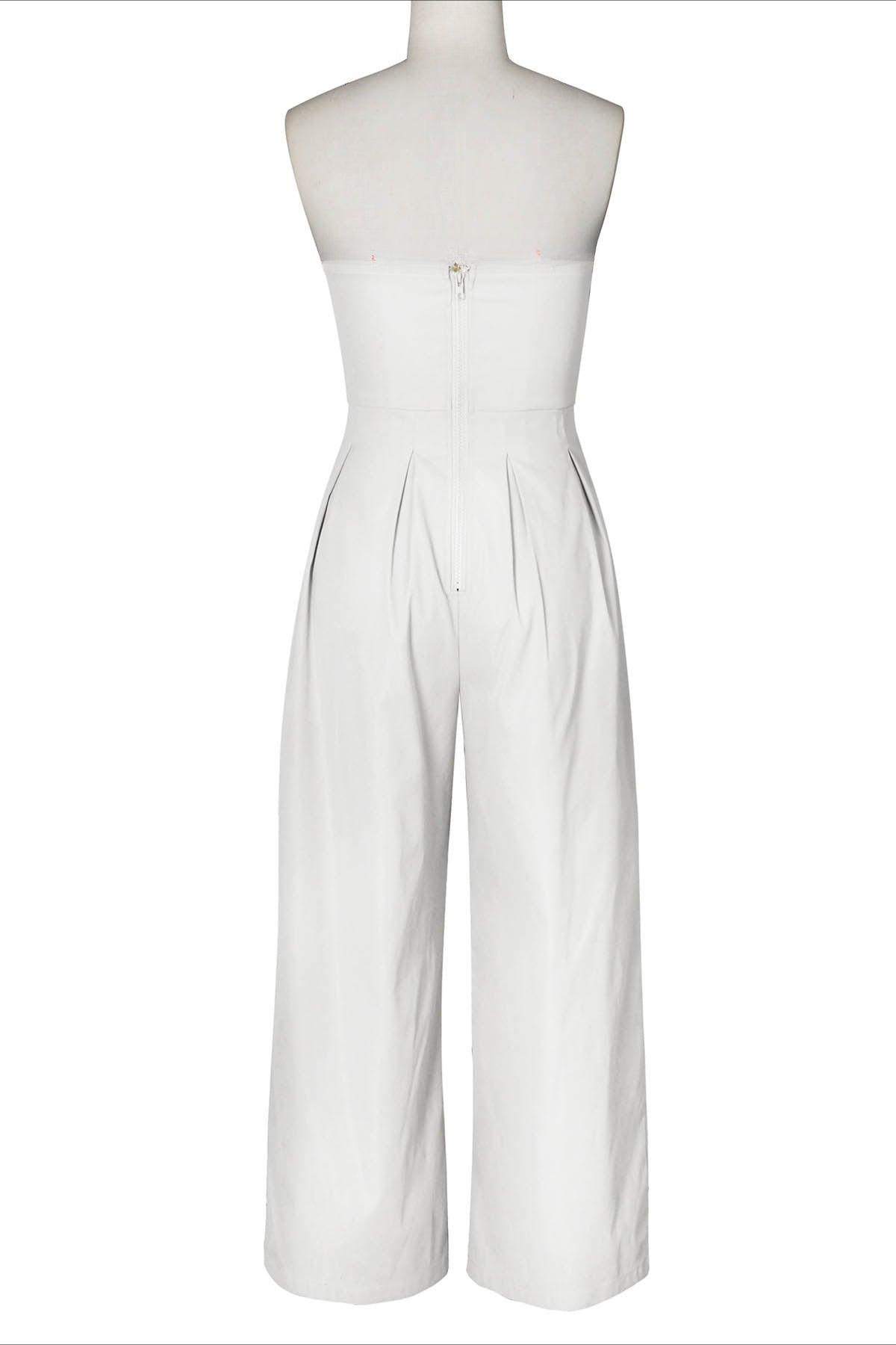 Strapless Wide-Leg Jumpsuit
