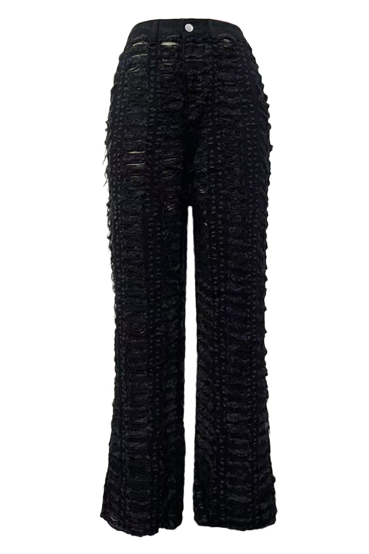 Relaxed Over Distressed Jeans