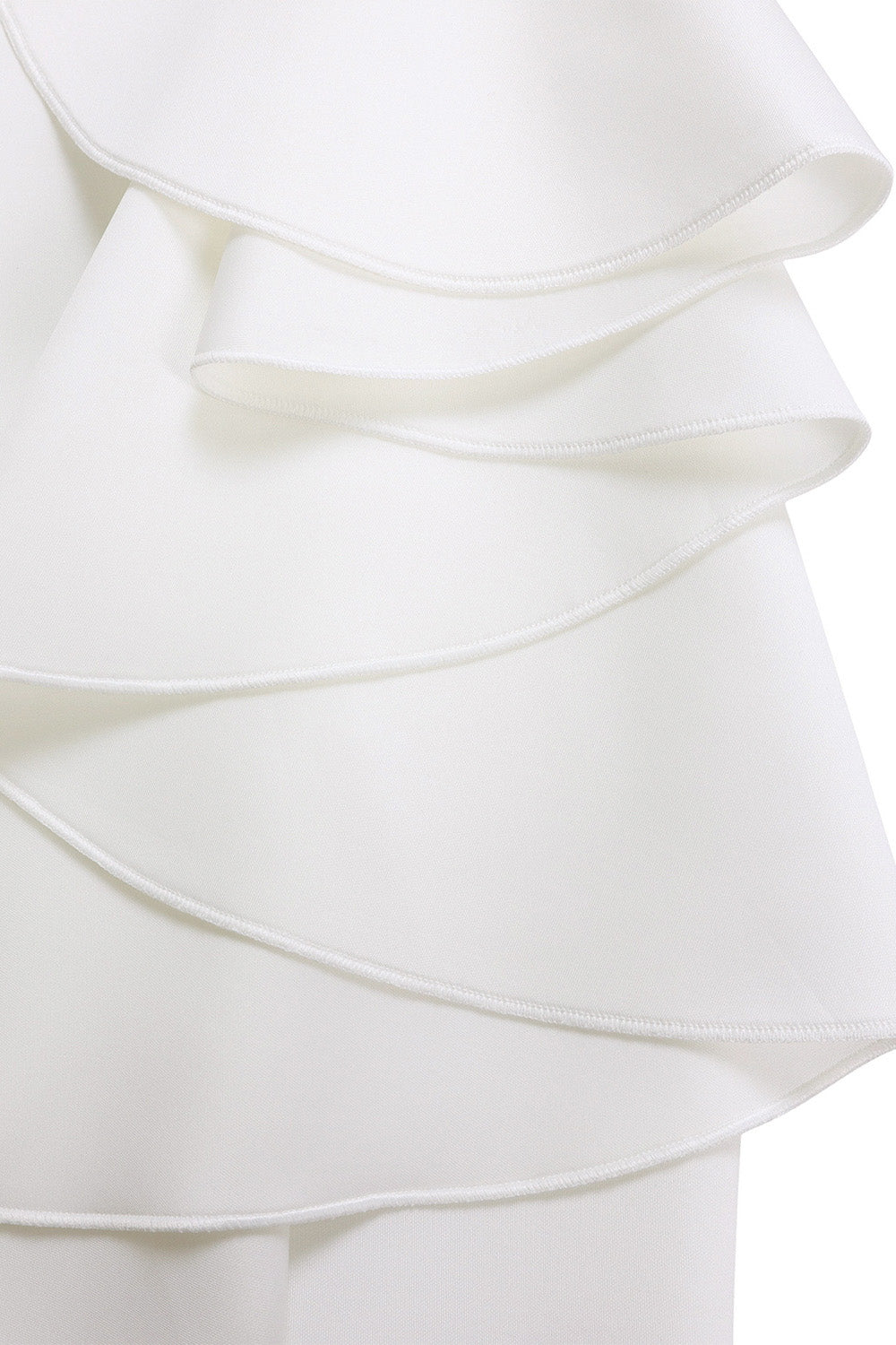 Beaded Ruffled Split Party Dress