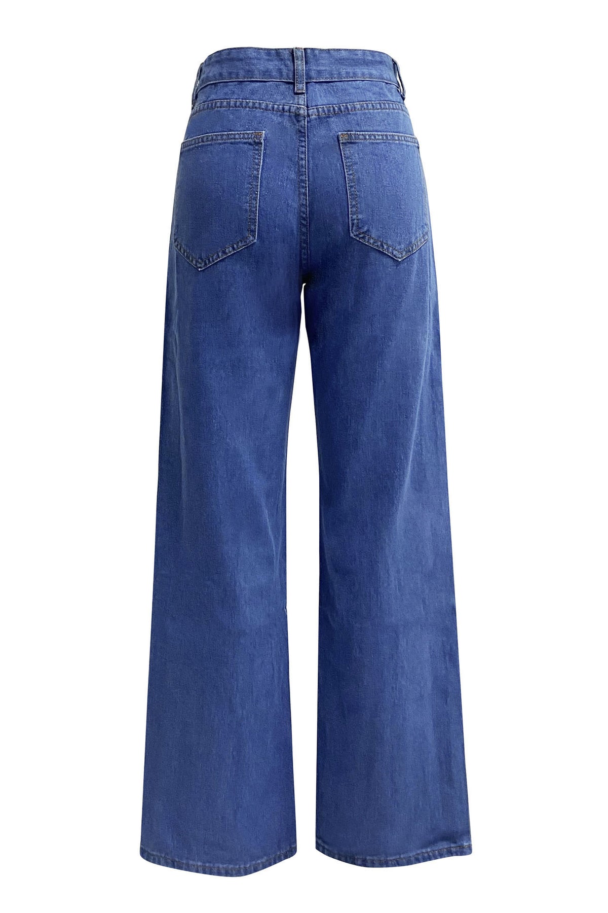 Straight Leg Long Jeans