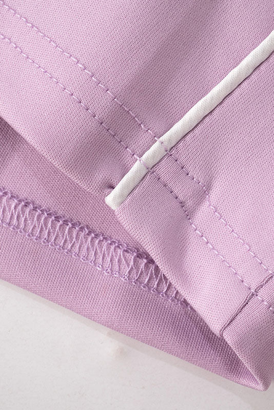 Zip-up Long Sleeve Drawstring Low Rise Pant set