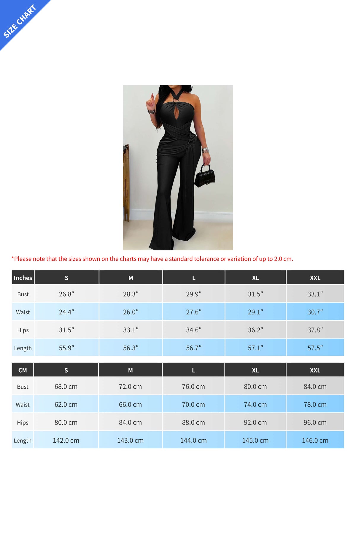 Halter Neck Wide-Leg Jumpsuit