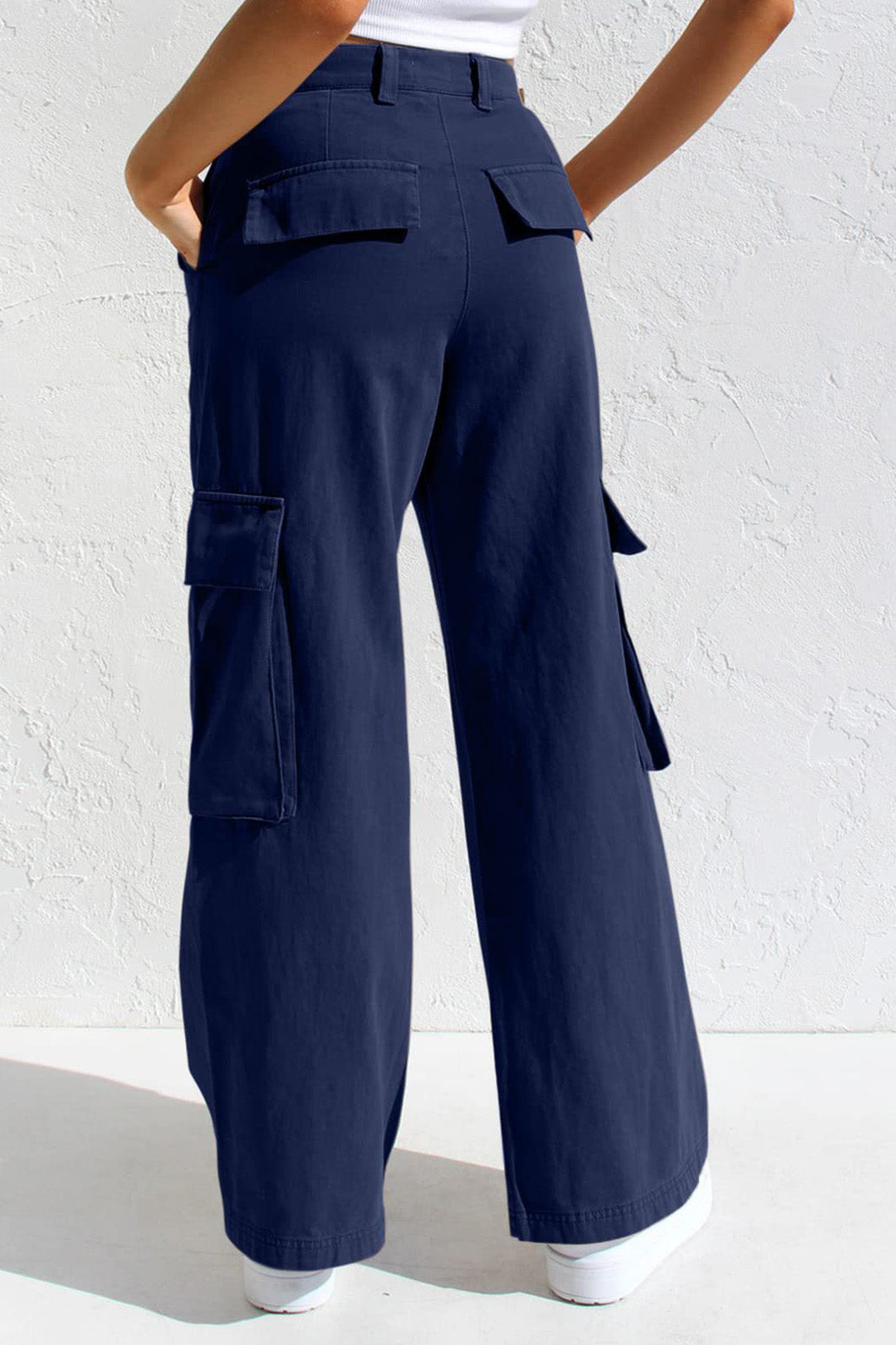 Multi Pocket Cargo Style Women’s Denim Pants