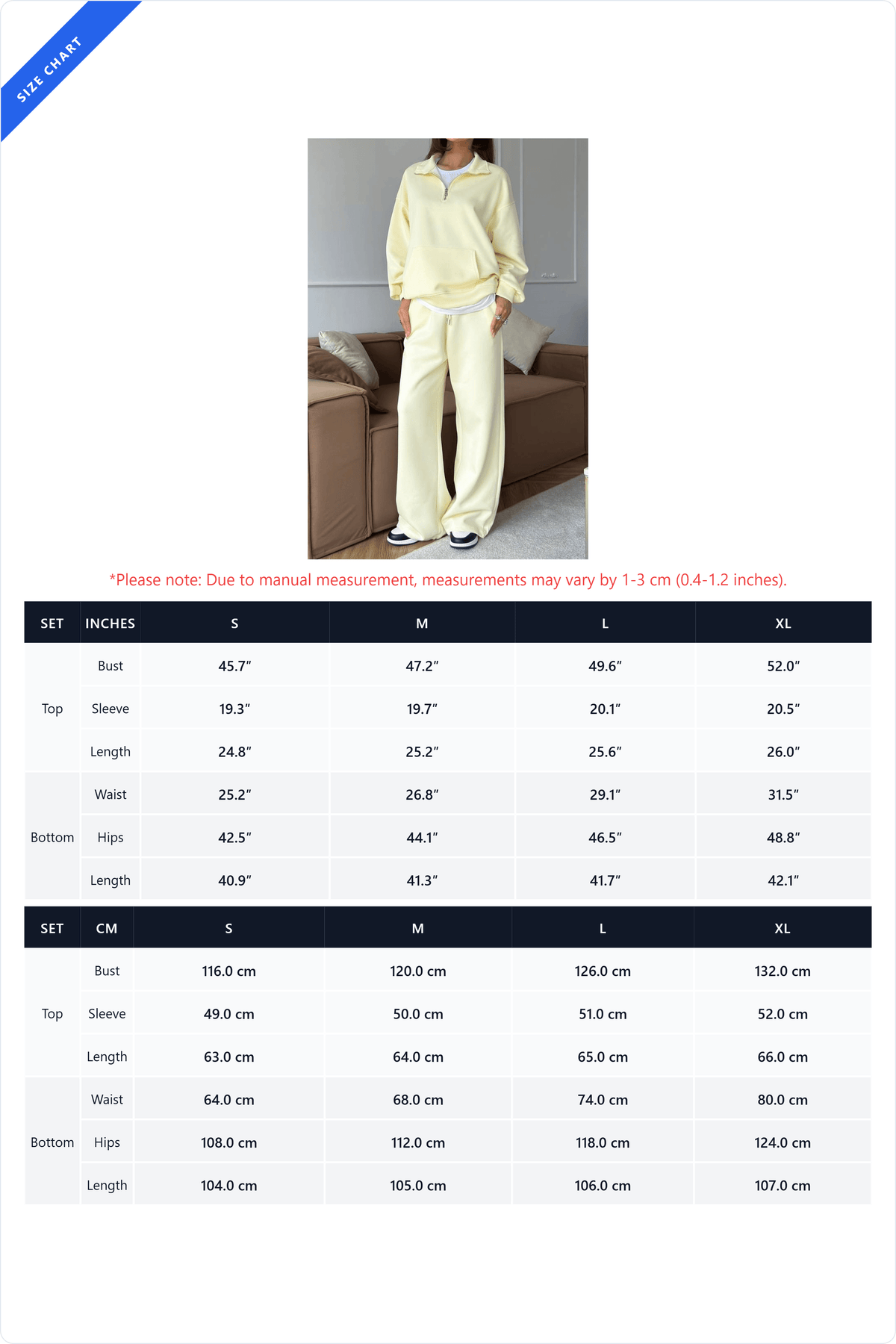 Quarter Zip Wide Leg Lounge Set