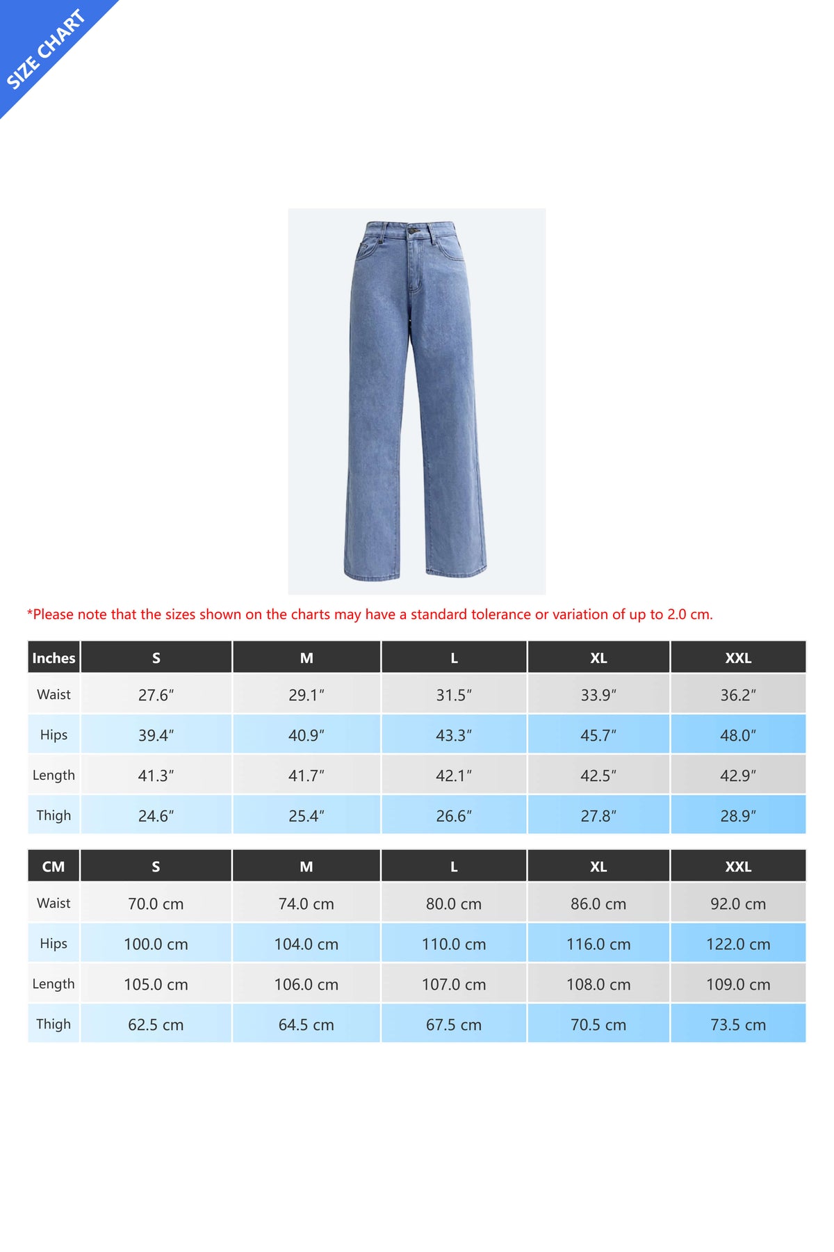 High-Waisted Straight Leg Jeans