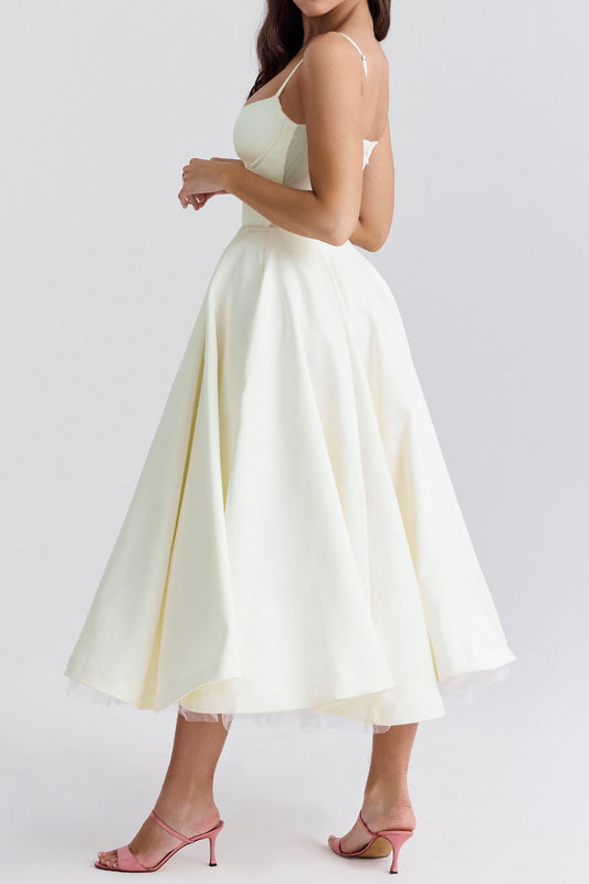 Luxury Spaghetti Strap Princess Dress