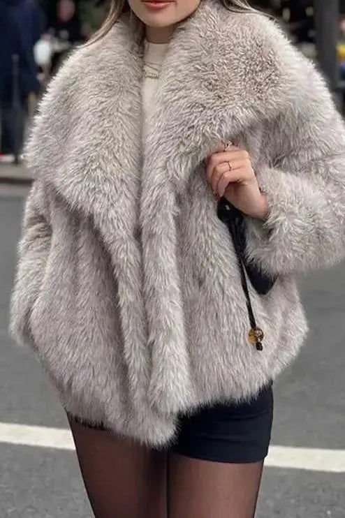 Faux Fur Coat