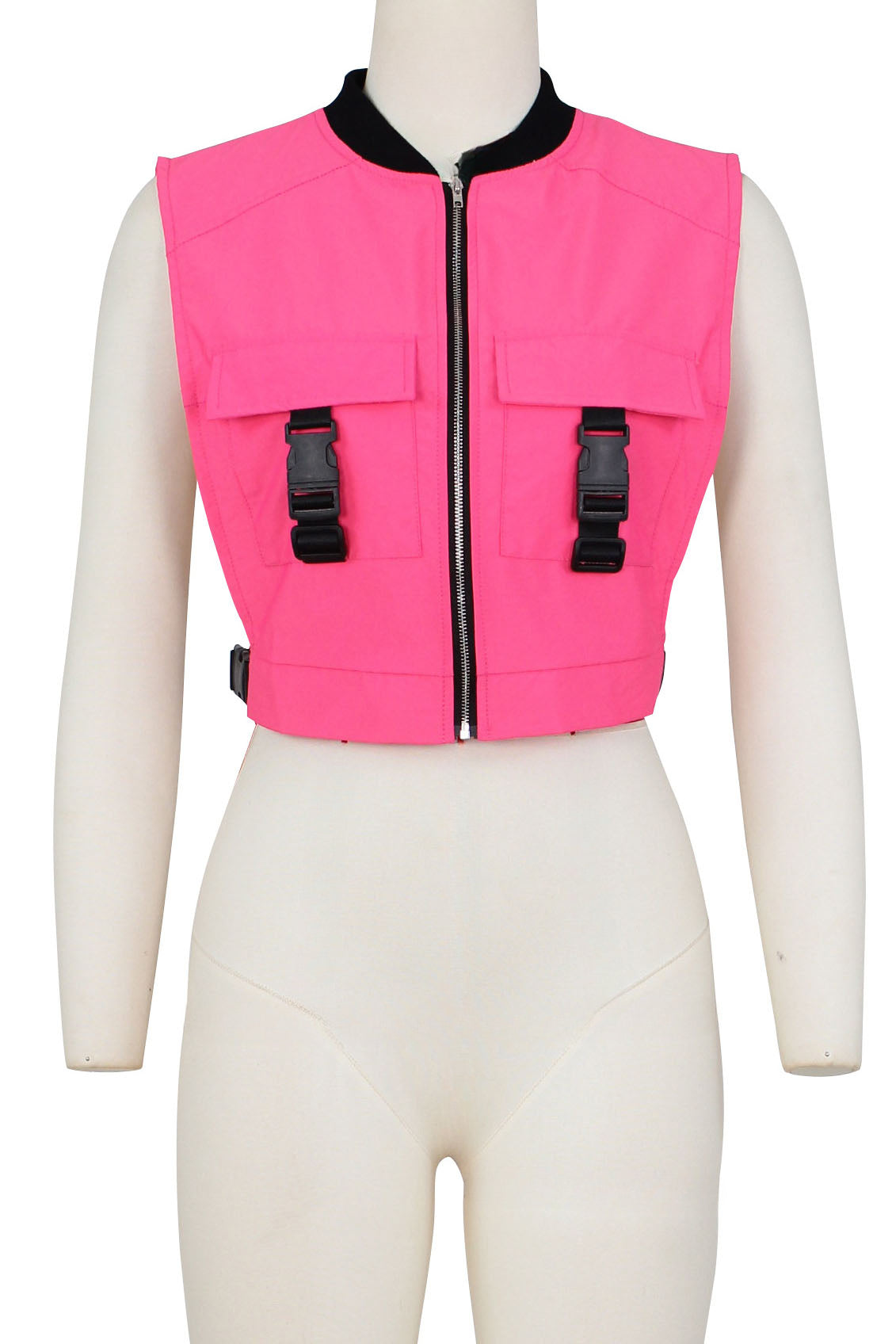 Cargo Zipper Vest Top