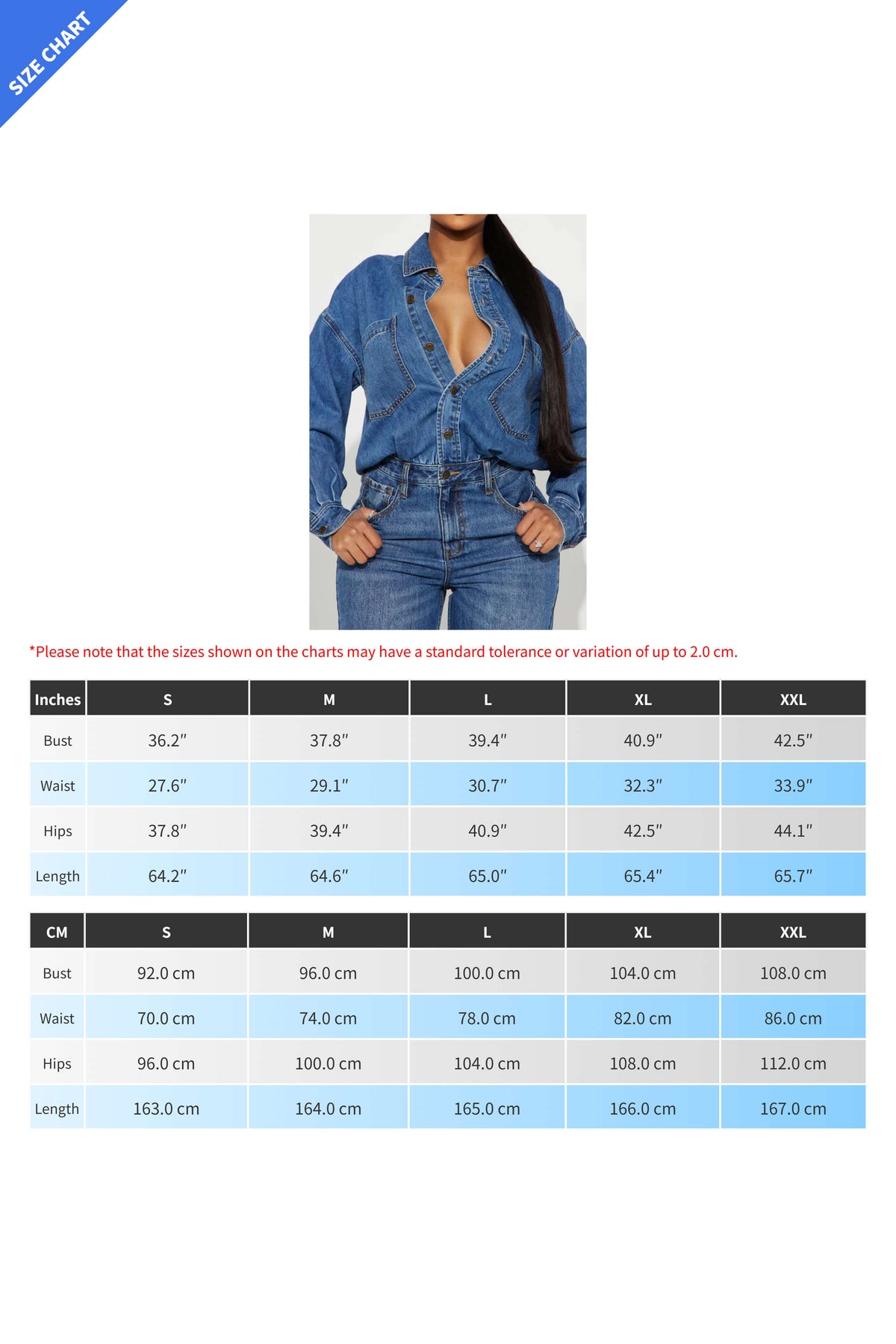 Stretch Long Sleeve Denim Jumpsuit