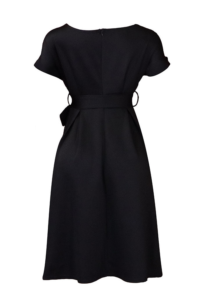 Fallen Shoulder Midi Dress