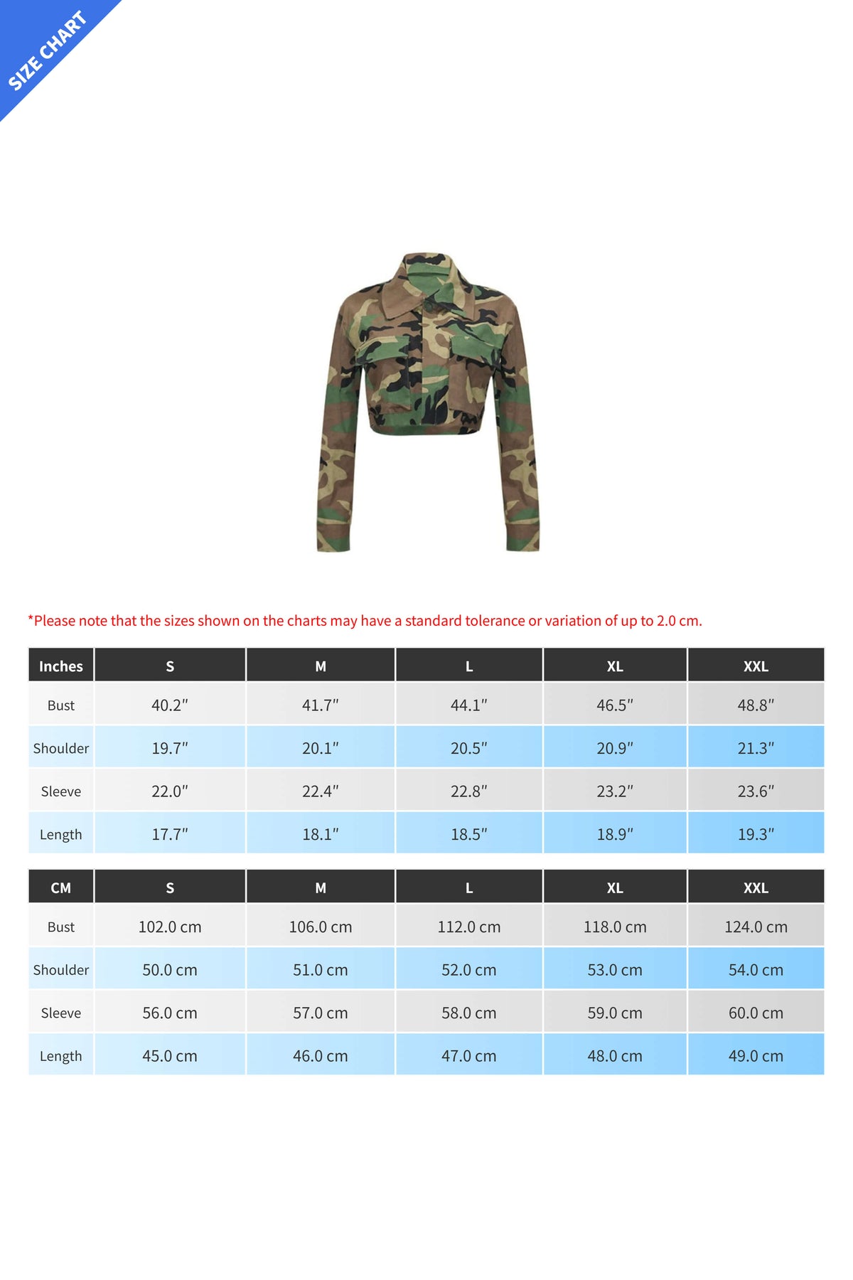 Camo Print Cropped Raw Hem Utility Jacket