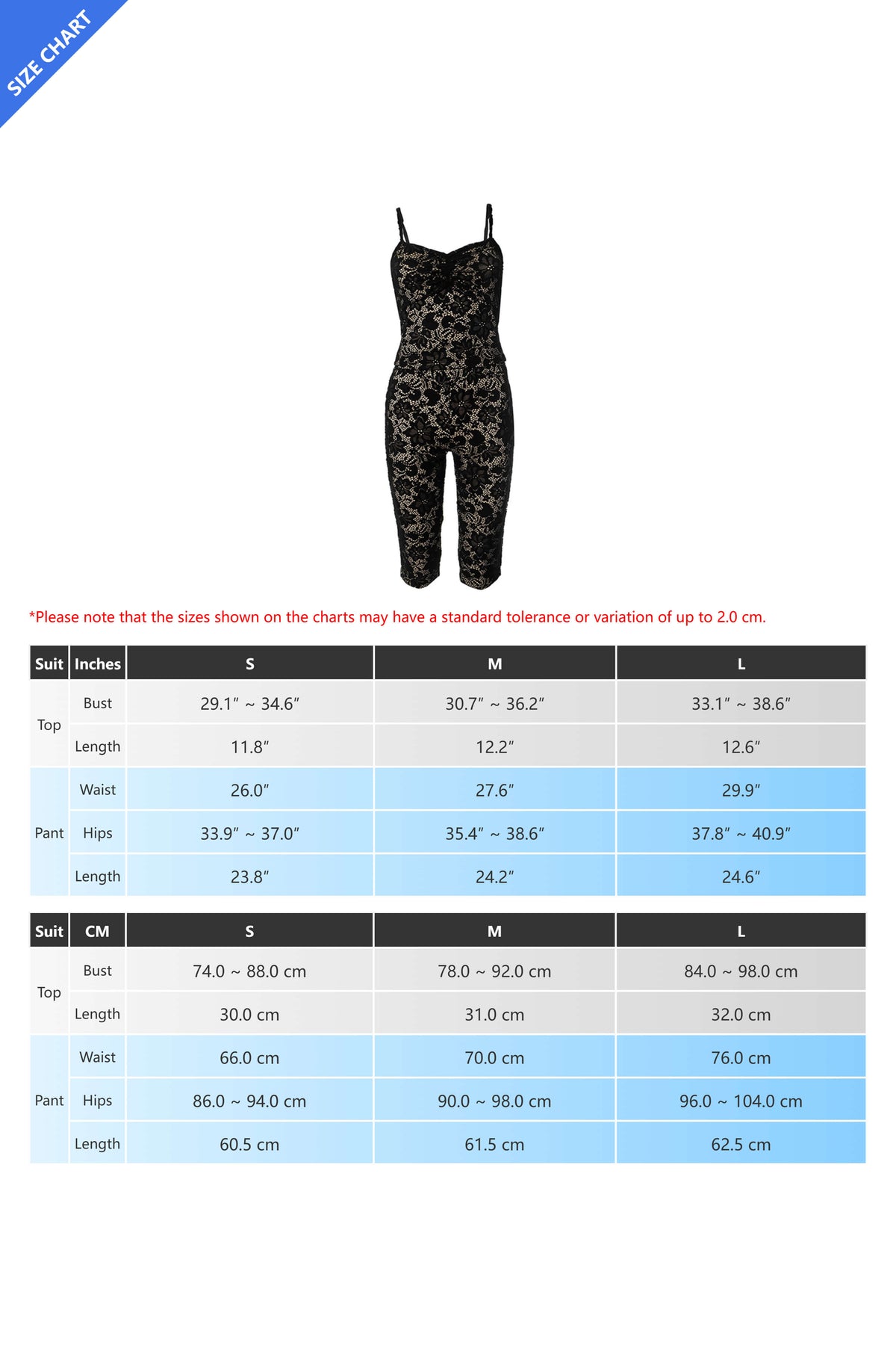 Lace Capri Set