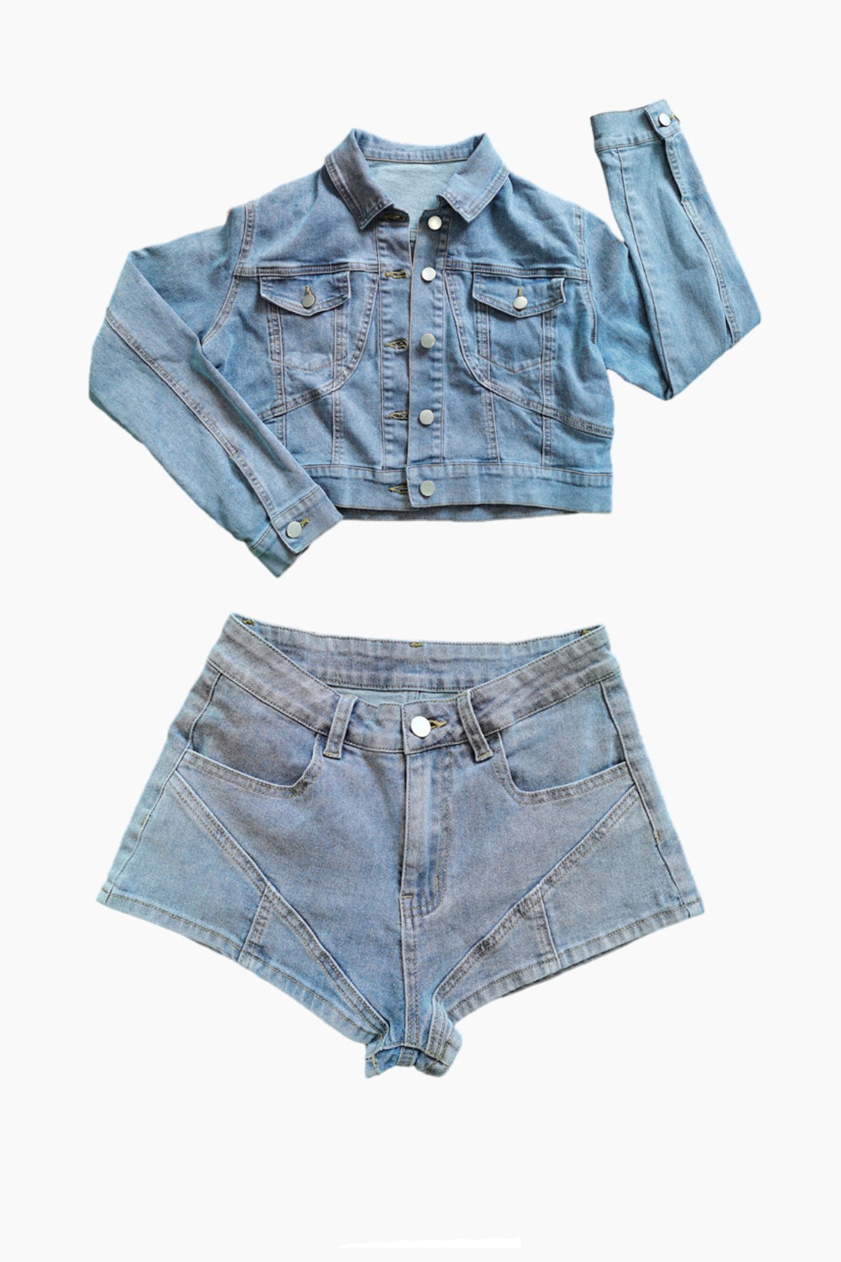 Casual Denim Suit